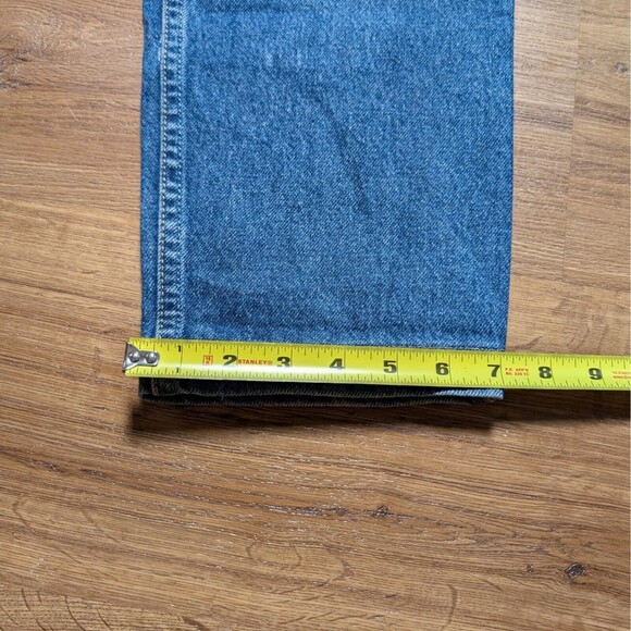 Levi Strauss Signature Relaxed Fit Jeans Womens SZ 17? (36x26) Medium Wash - Picture 11 of 12